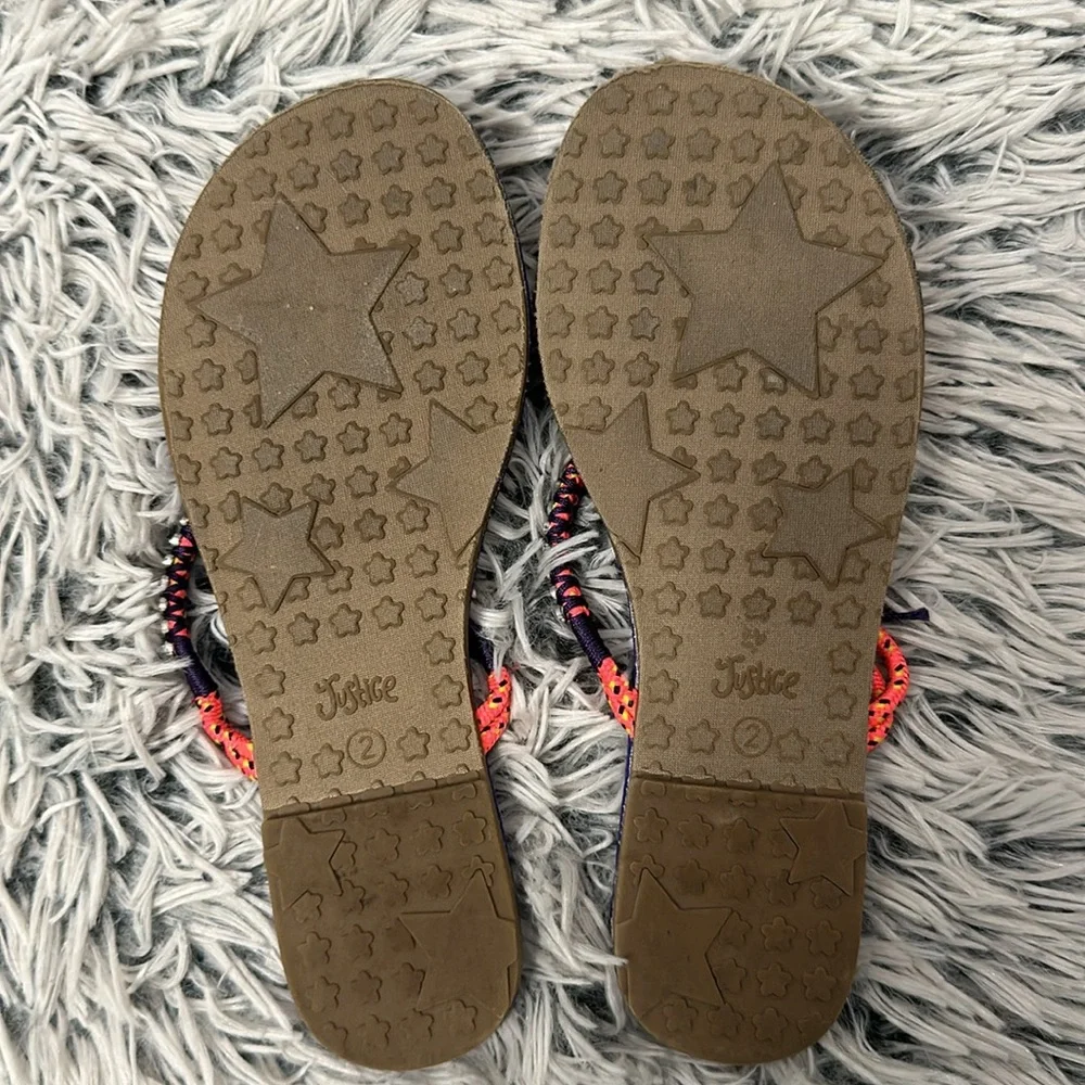 5/$15 Justice Cork Sandals